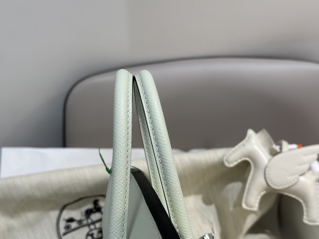 에르메스 버킨백25 민트그린 은장 앱송